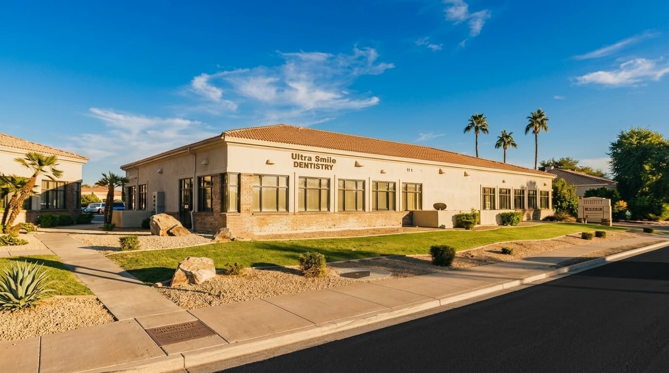 Ultra Smile Dentistry office exterior in Mesa, AZ
